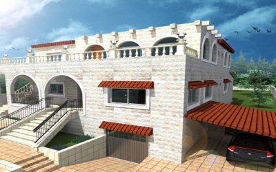 خدمة تصميم معماري 3D داخلي وخارجي