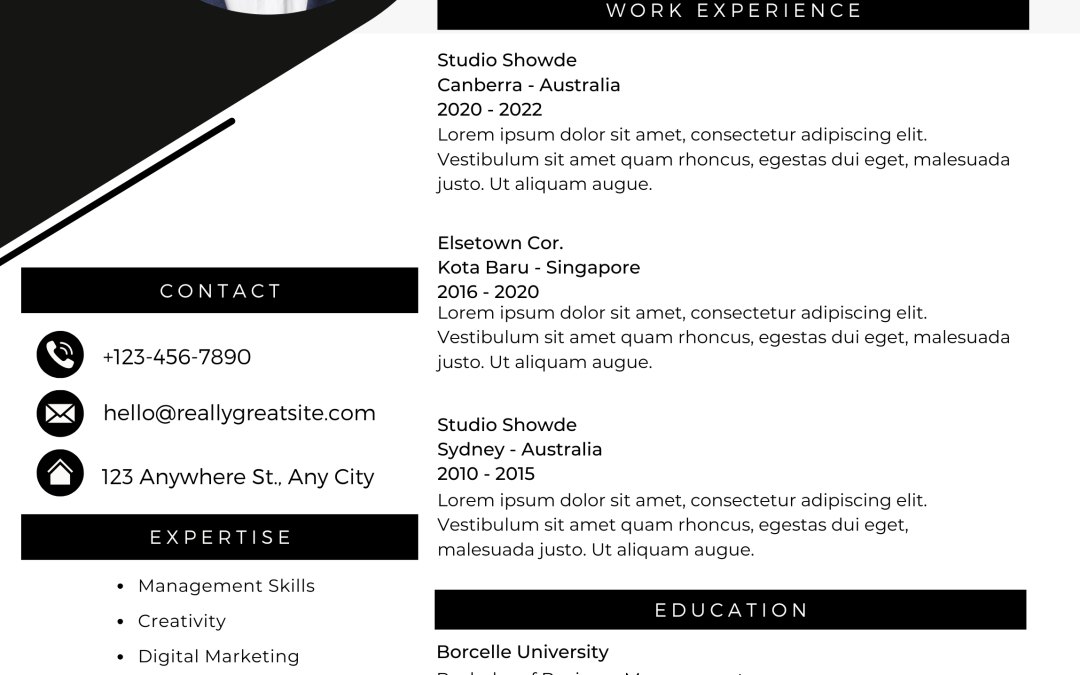 Grey & white minimal resume (2)